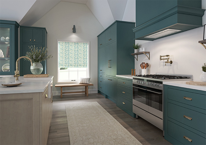 Fitzrovia Print, Nature - Motorised Roman Blind - Image 6